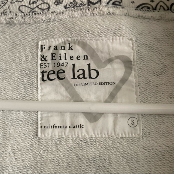 Frank & Eileen Tee Lab Limited Edition Hoodie Crop Jacket size small - Picture 4 of 7